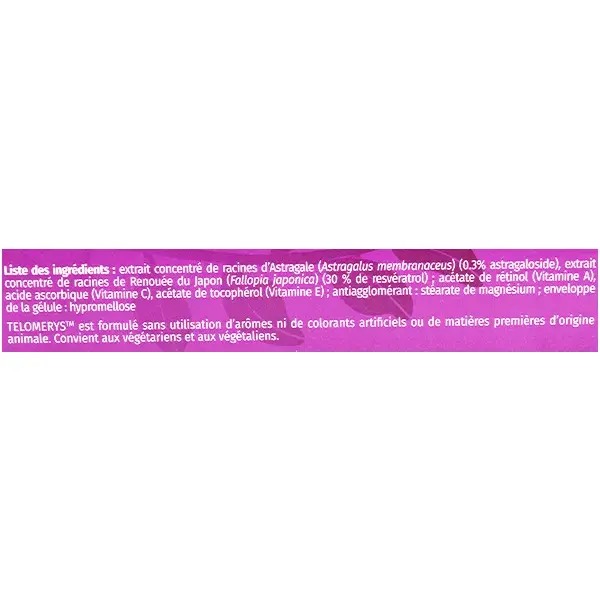 Phyto Research Telomerys 60 gélules