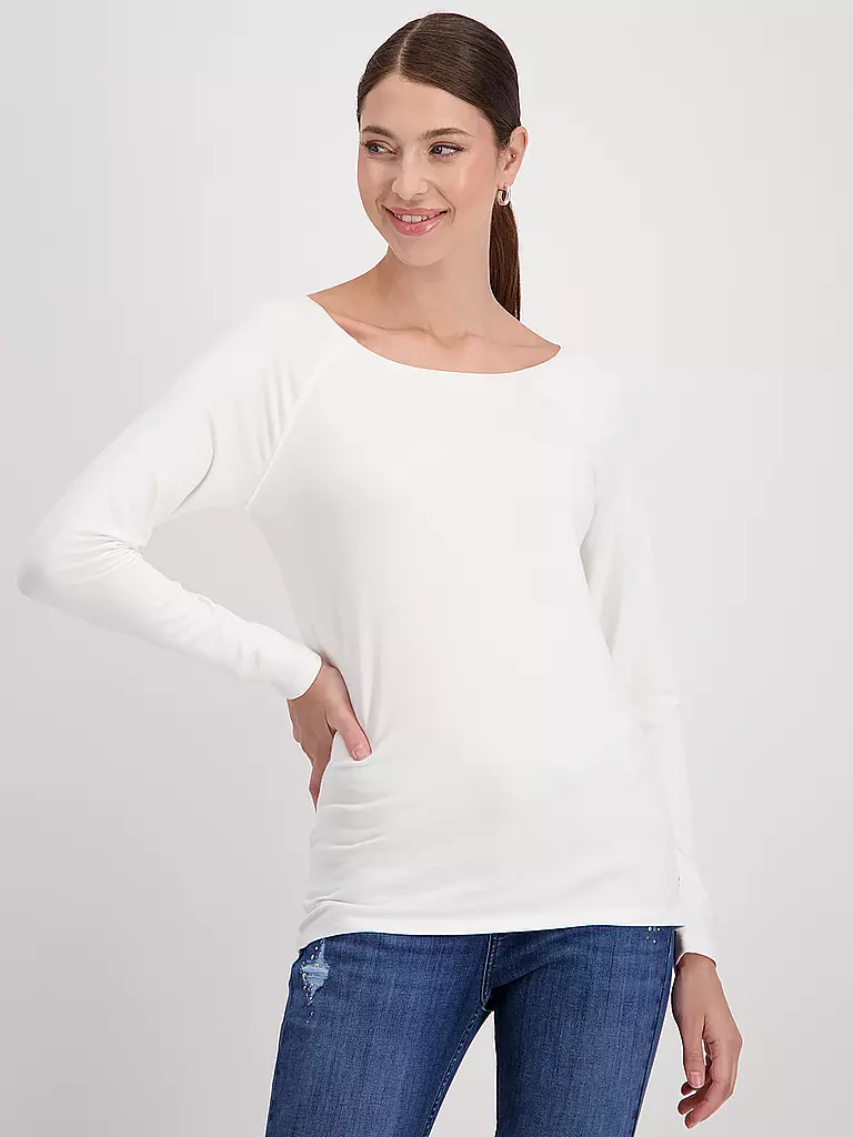 MONARI Langarmshirt creme
