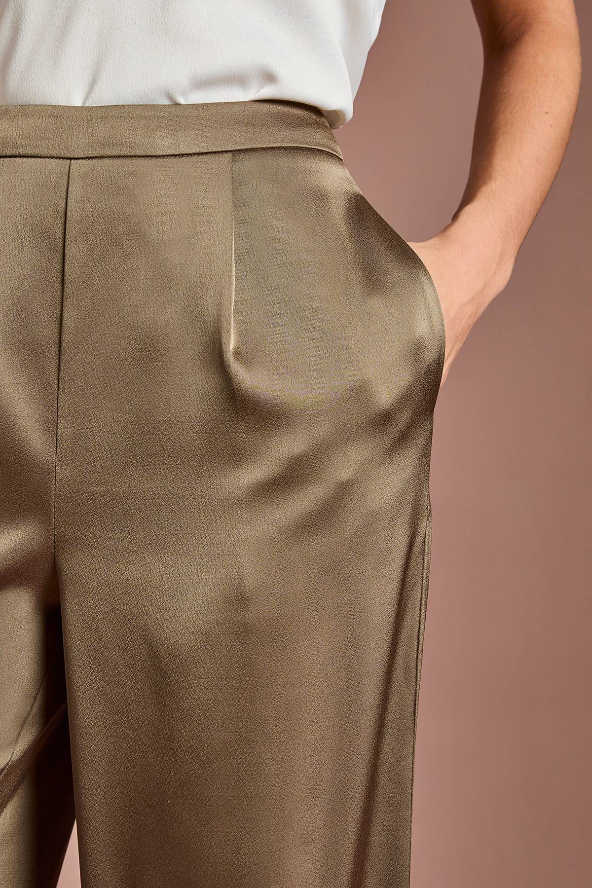 Coast Pantalon Évasé En Satin