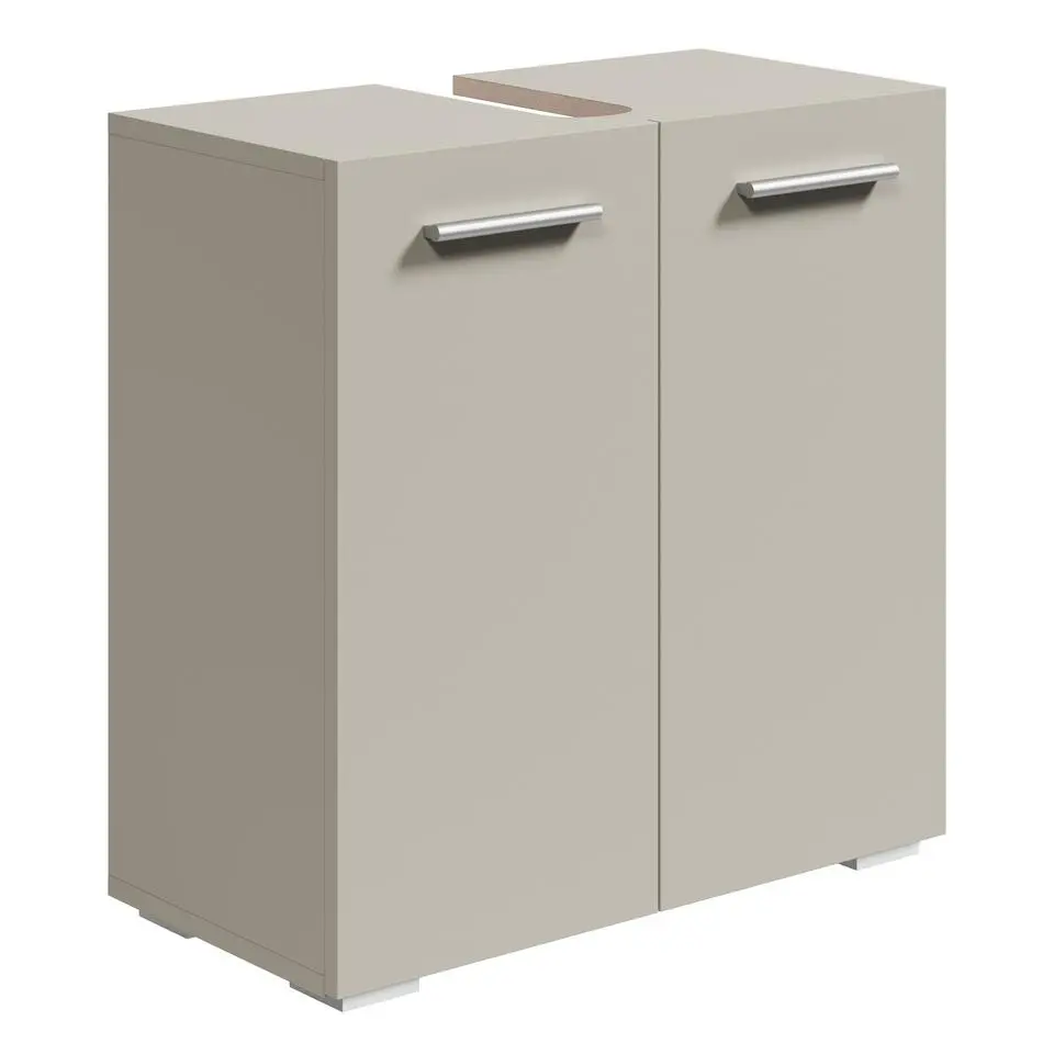 Badplaats Wastafel Onderkast Jupiter 60 x 30 x 60 cm - Beige - Badkamerkast –