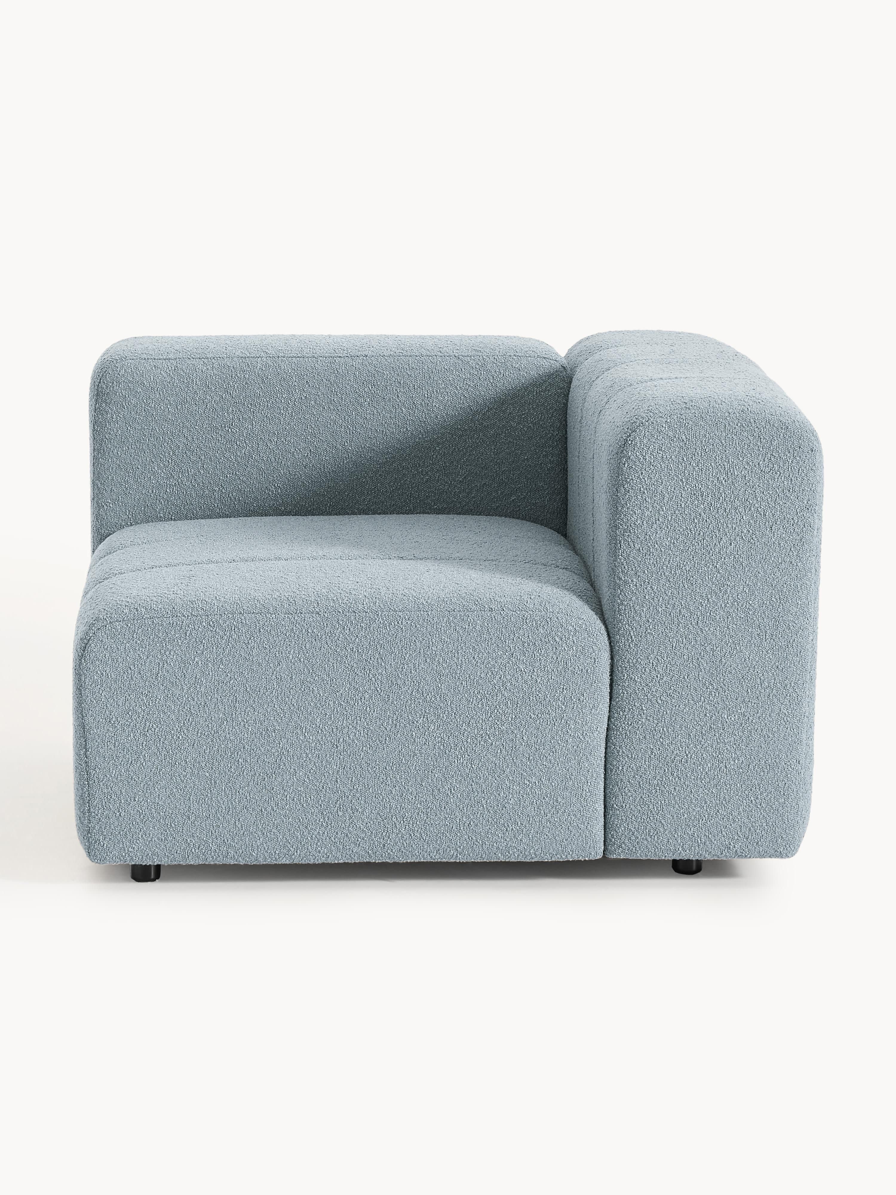 Bouclé hoekmodule Lena
