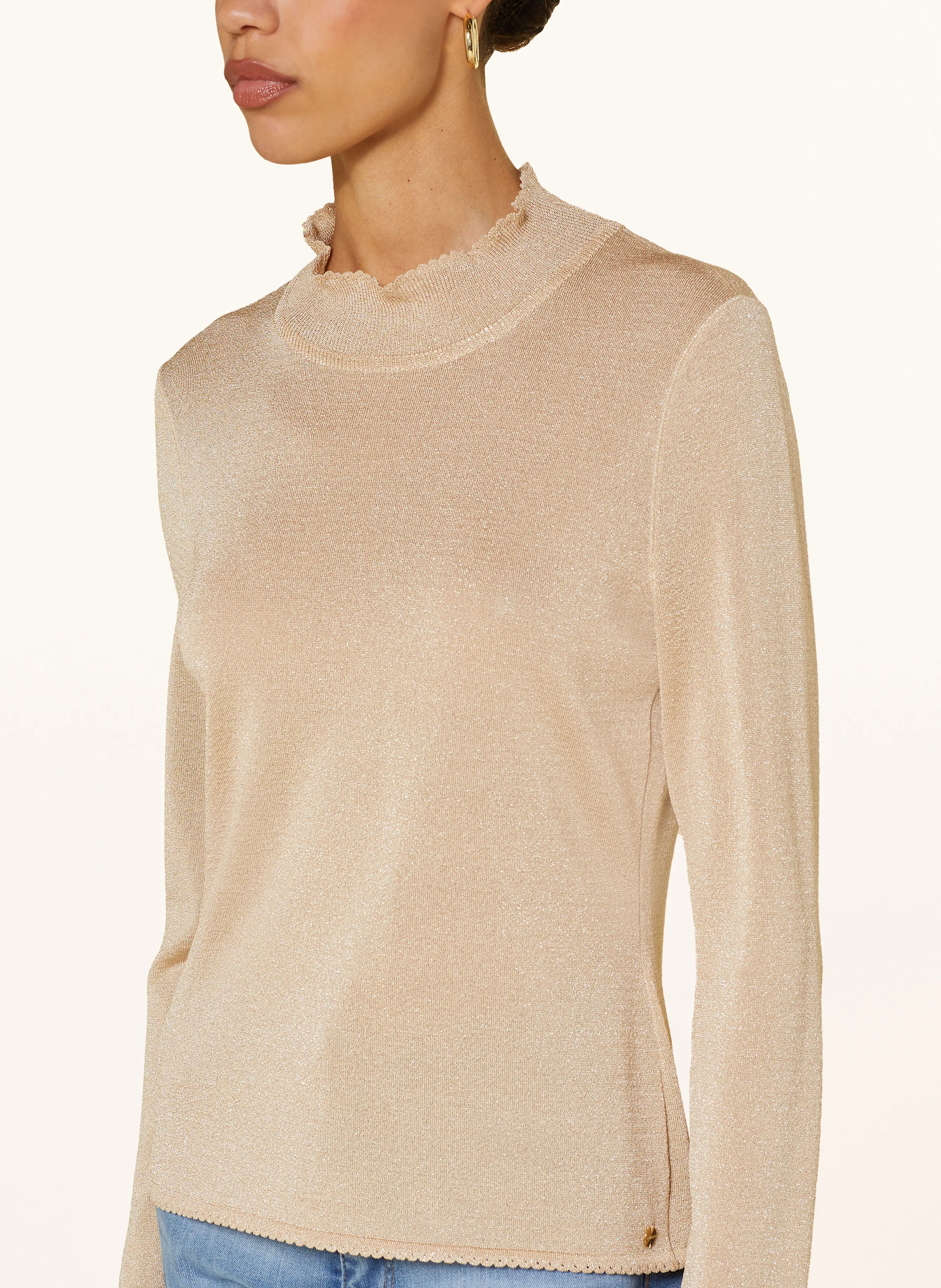 MARC CAIN Pullover mit Glitzergarn