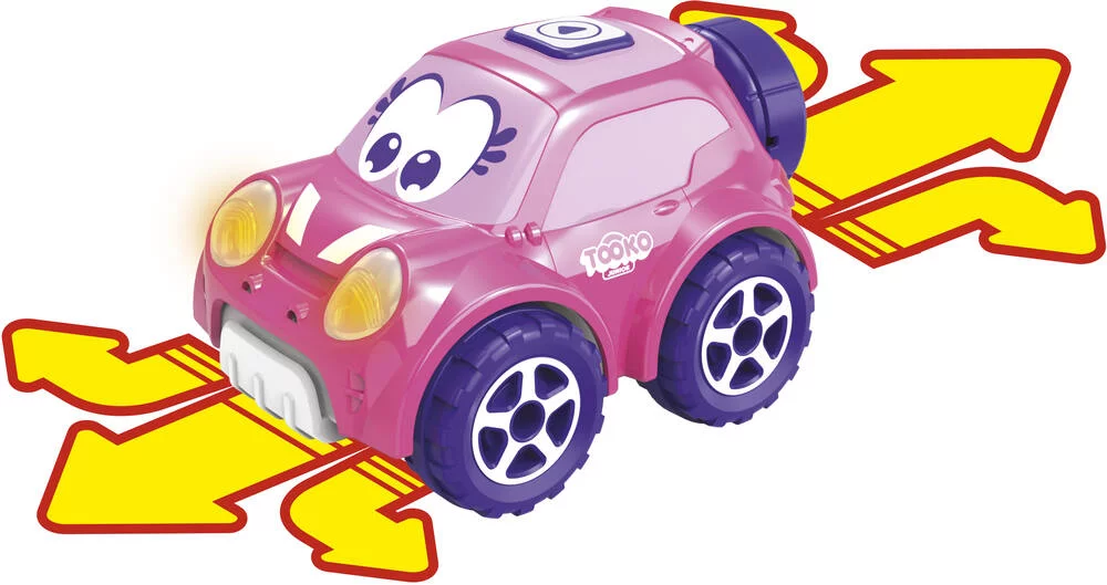 TOOKO - VOITURE TELECOMMANDEE ROSE FONCTION SUIS MOI