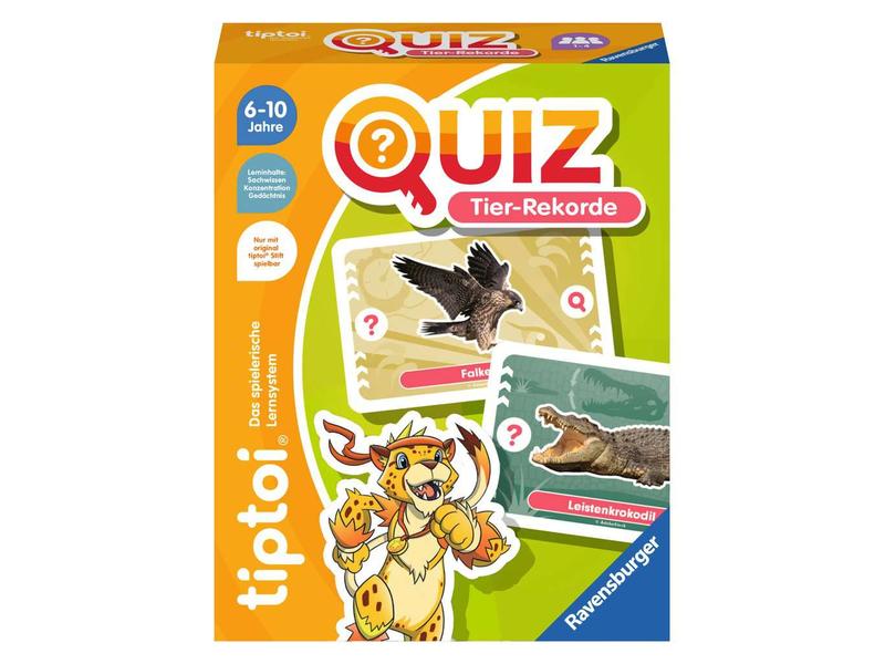 tiptoi Spiel Quiz Tier-Rekorde Interaktives Lernspiel