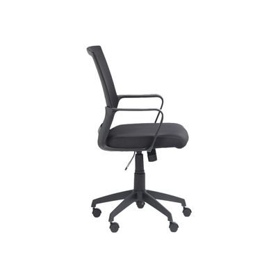 Fauteuil de bureau LIBERTY 01 - accoudoirs fixes - sans appui-tête - noir