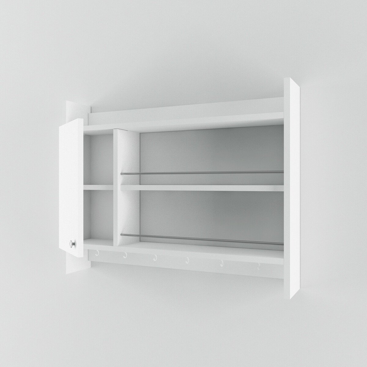 Calicosy - KNERR hangend keukenrek - H65 cm - Wit