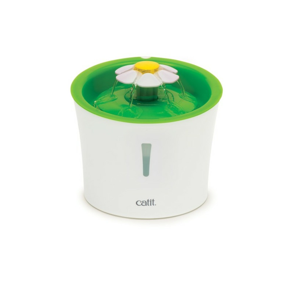 Cat it fontaine à fleurs originale avec fenêtre de niveau d'eau, 3 litres