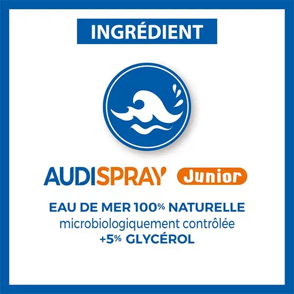 Audispray Junior Spray Auriculaire Hygiène de l'Oreille 25ml