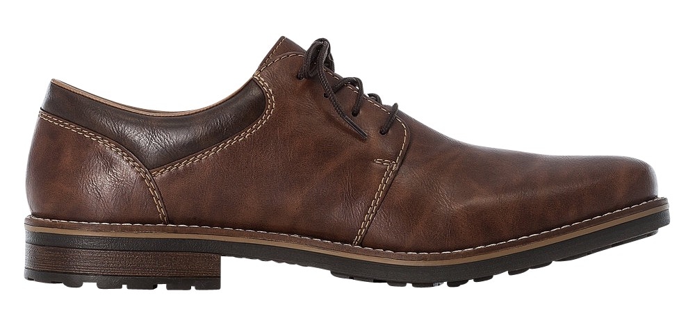 Rieker Schnürschuh  mit gepolsterter Innensohle, Freizeitschuh, Halbschuh, Schnürschuh