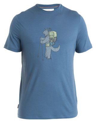 T-Shirt Manches Courtes Icebreaker Tech Lite III Bleu