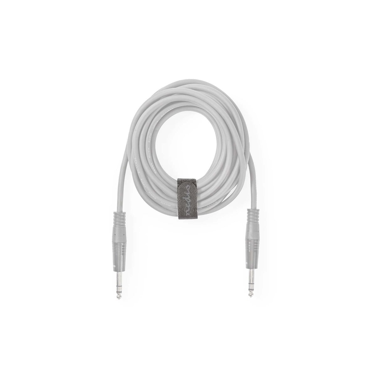 Nedis Hook og Loop Cable Binder | Plastpose | Grå | 10 stk