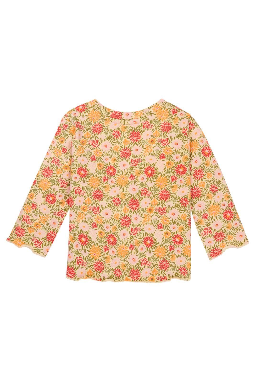 Noppies Baby Longsleeve Manitou - Floral pattern Orange