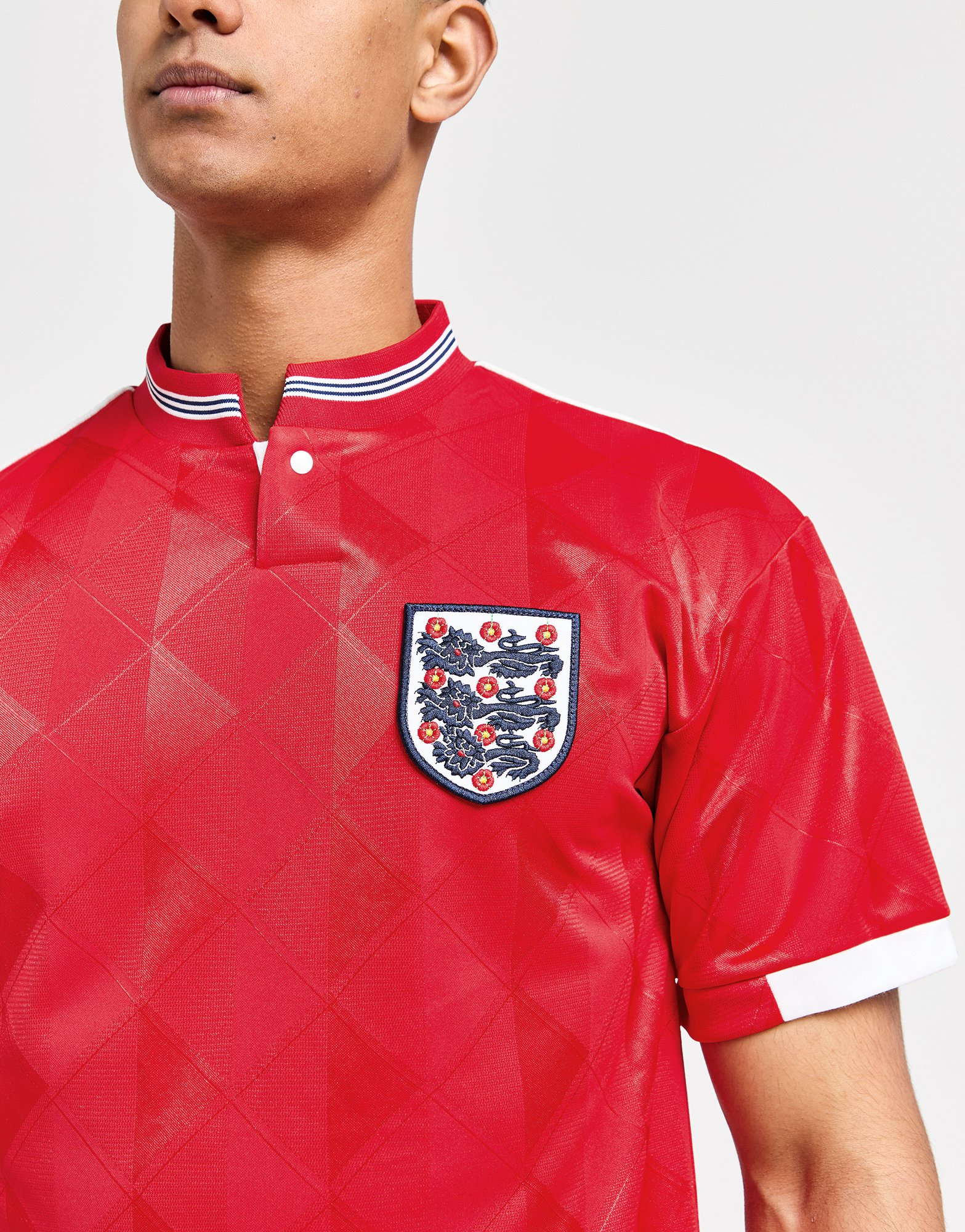Score Draw Maillot Angleterre '89 Rétro Match Extérieur Homme