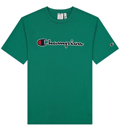 Champion Fashion T-Shirt - Grün m. Logo