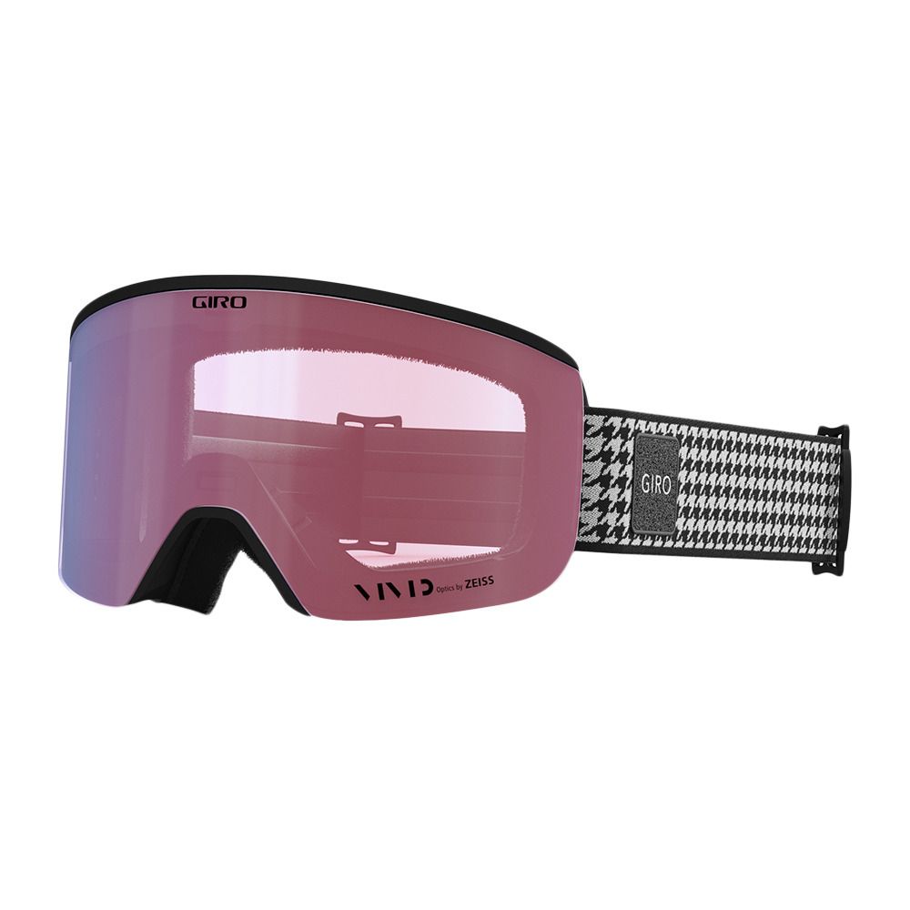 Giro ELLA - Masque ski + écran supplémentaire vivid infrared Femme black/white lux/vivid copper