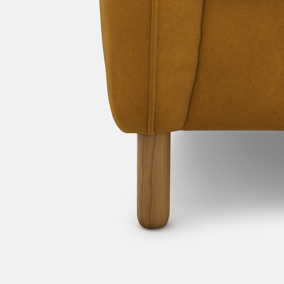 LA REDOUTE INTERIEURS<br>Sofá conversível de veludo, 4 lugares, Loméo