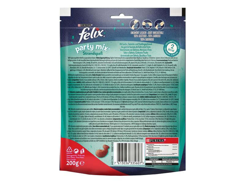 Felix Katzen-Snack Party Mix Strandspass, 200 g Snack für Katzen