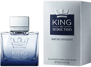 EAU DE TOILETTE ANTÓNIO BANDERAS HOMEM KING OF SEDUCTION VAPORIZADOR 100ML