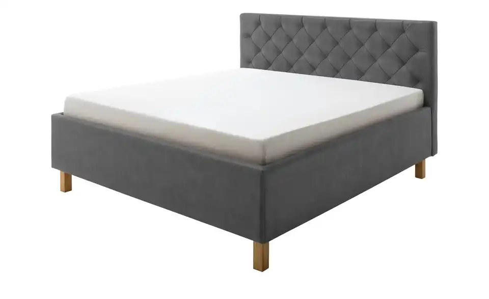 Polsterbettgestell San Remo Anthrazit 160 cm