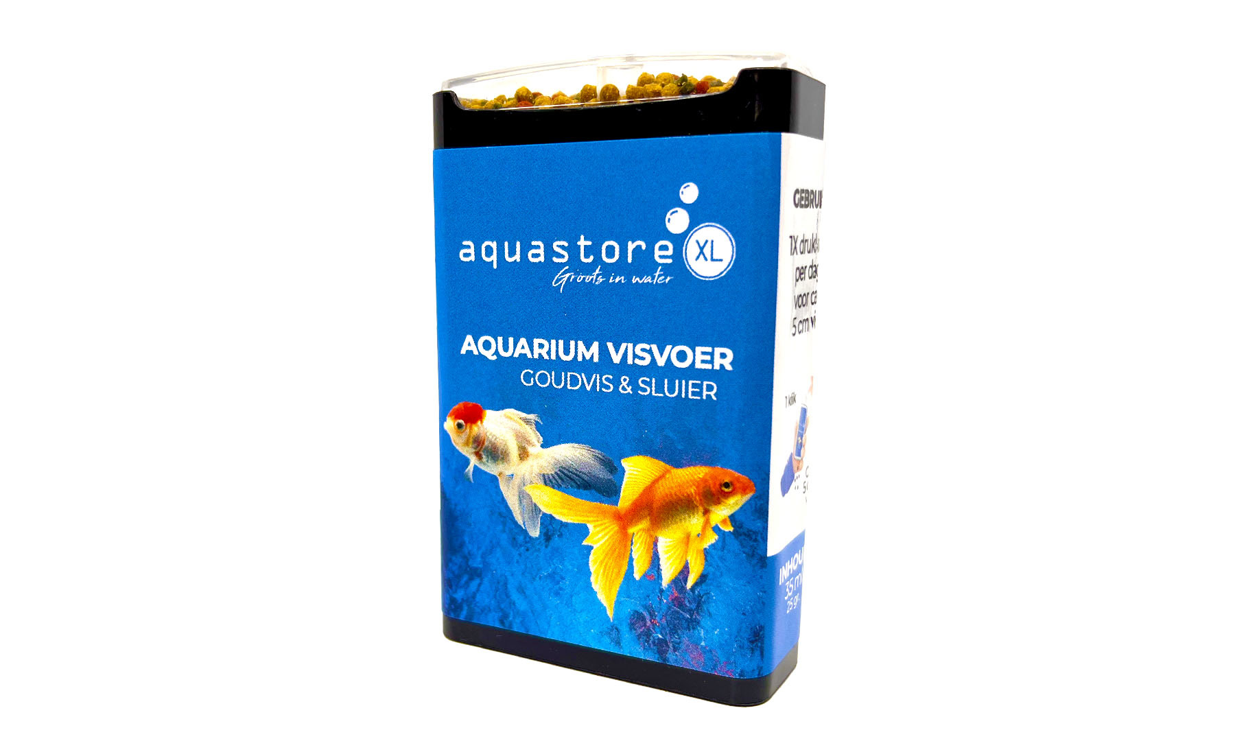 Goudvis & Sluier Korrel Dispenser | Aquariumvoer