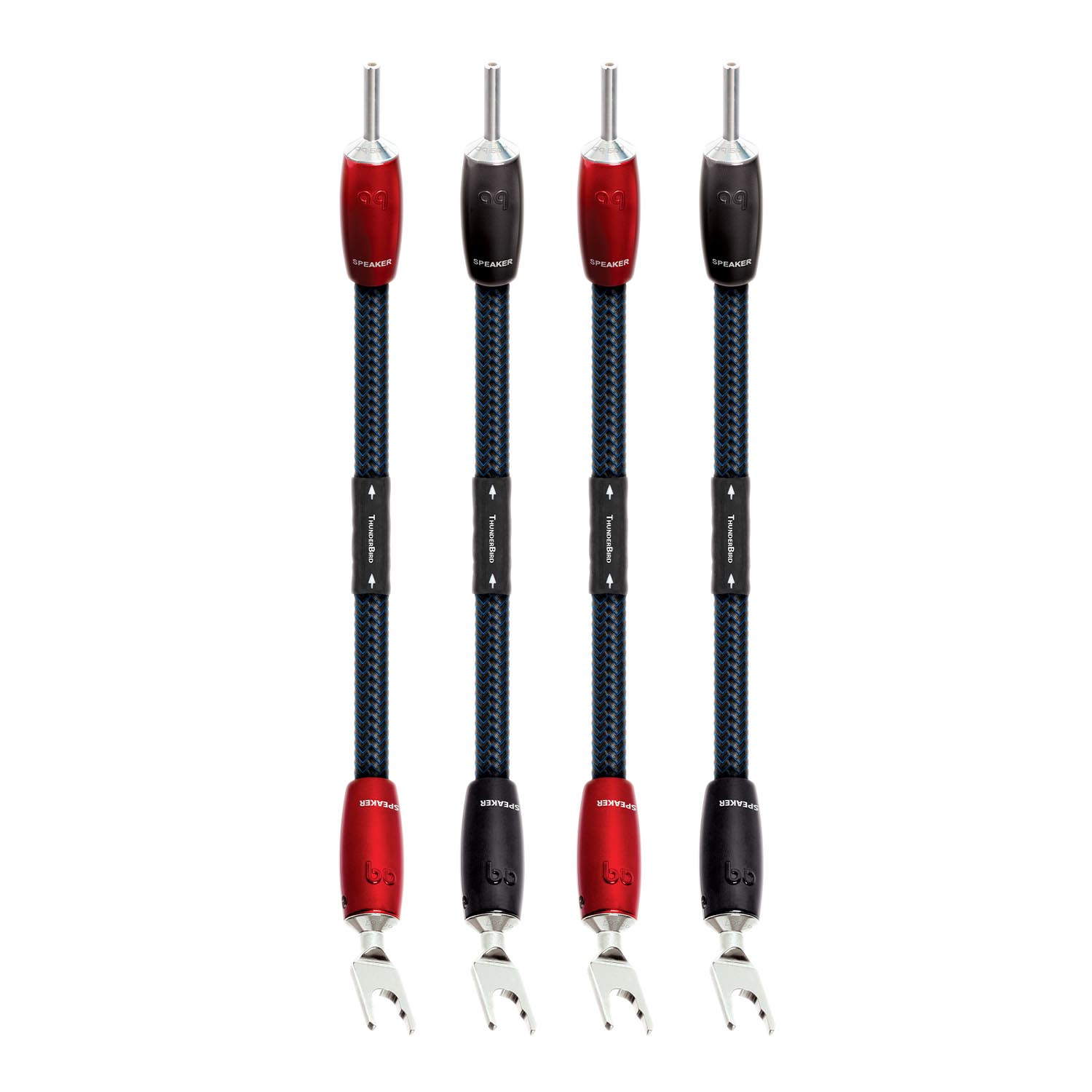 AudioQuest ThunderBird BiWire Jumpers – betere geluidskwaliteit voor je luidsprekers