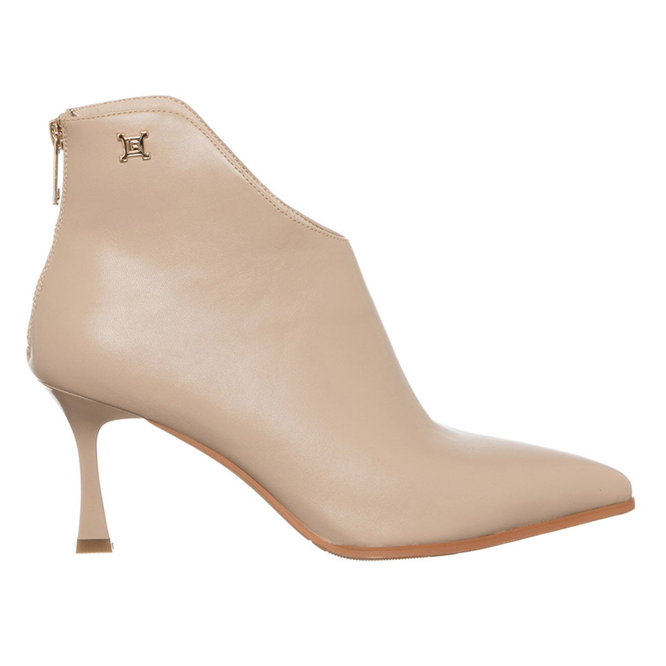 Laura Biagiotti Bottines Genie beiges - Talon 7.5 cm