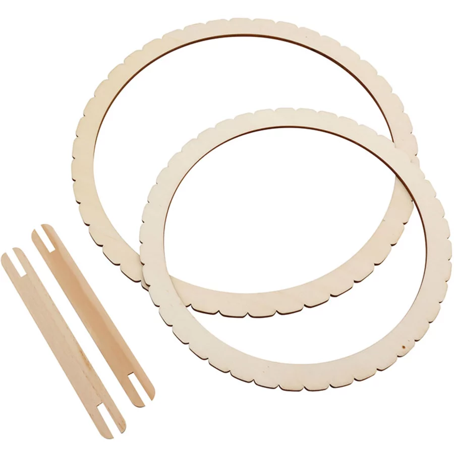 BLS Webrahmen Rund Set, 25 cm & 30 cm