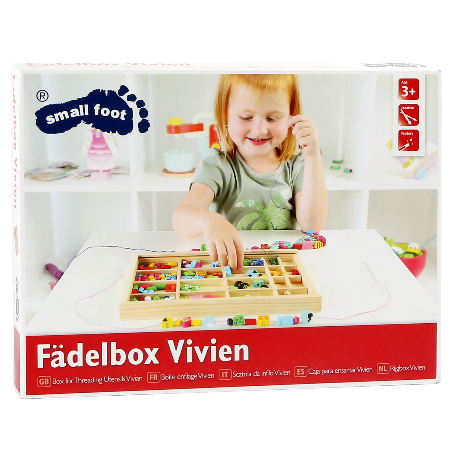Small Foot-Houten Kralenset