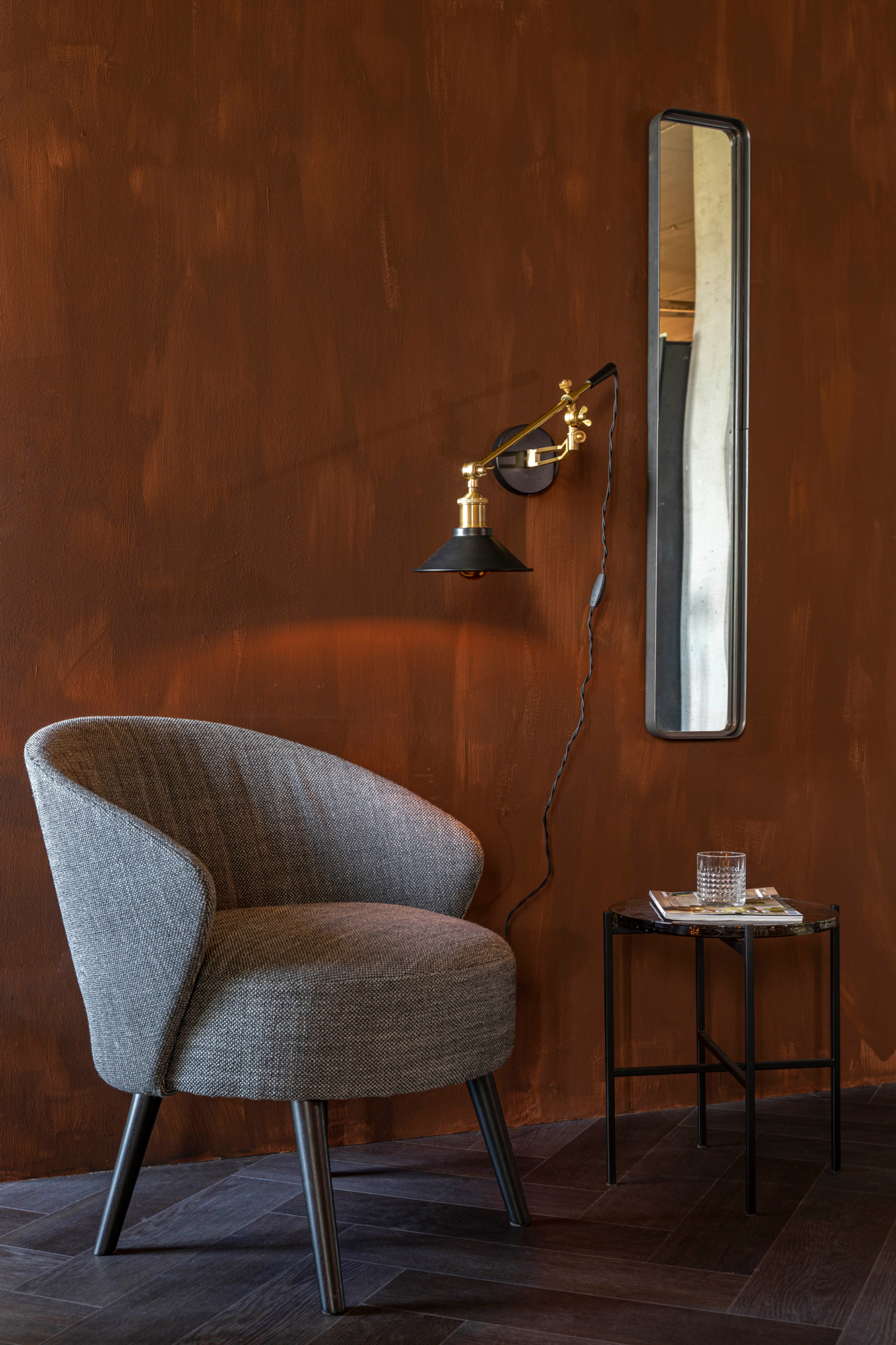 Dutchbone wandlamp Penelope Dutchbone Penelope Wandlamp Zwart