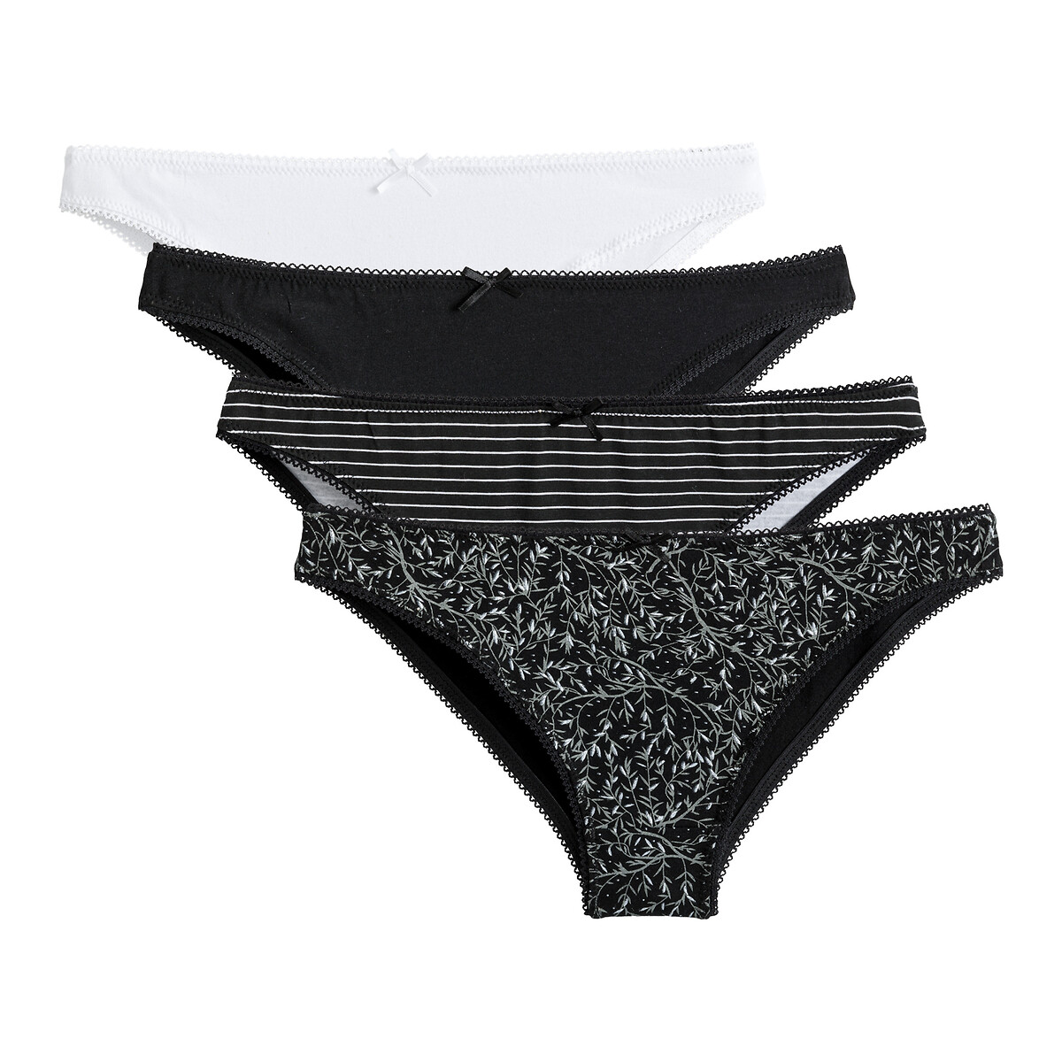 COLEÇÃO LA REDOUTE<br>Conjunto de 4 tangas