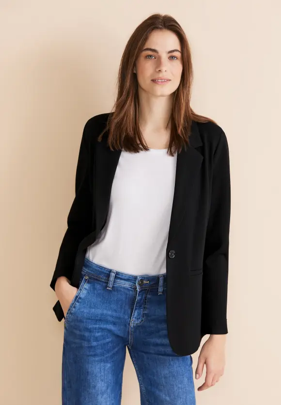 Long Blazer - Black