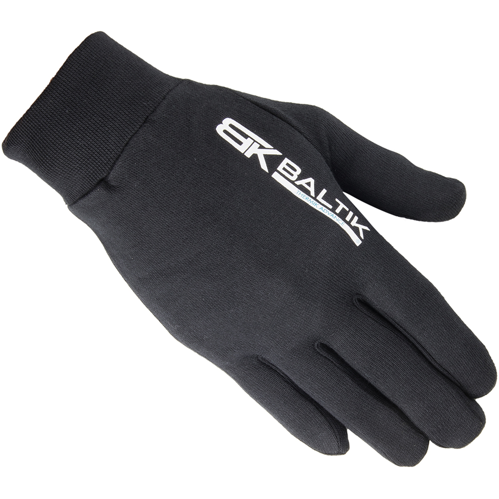 Baltik - Sous Gants Microtex Noir / Blanc