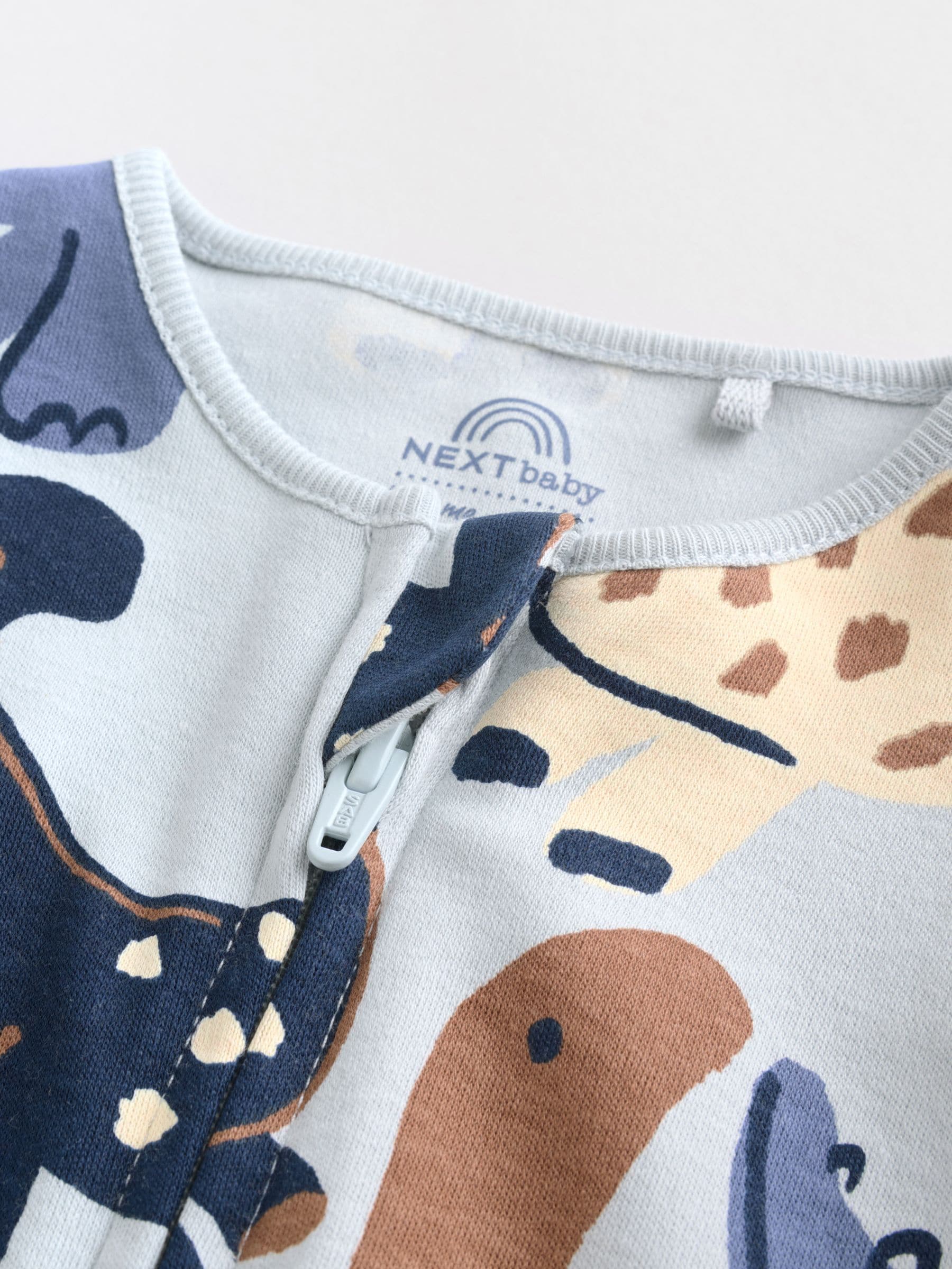 Marineblauw - Verpakking van 4 baby pyjama's met tweewegrits (0mnd -2jr)
