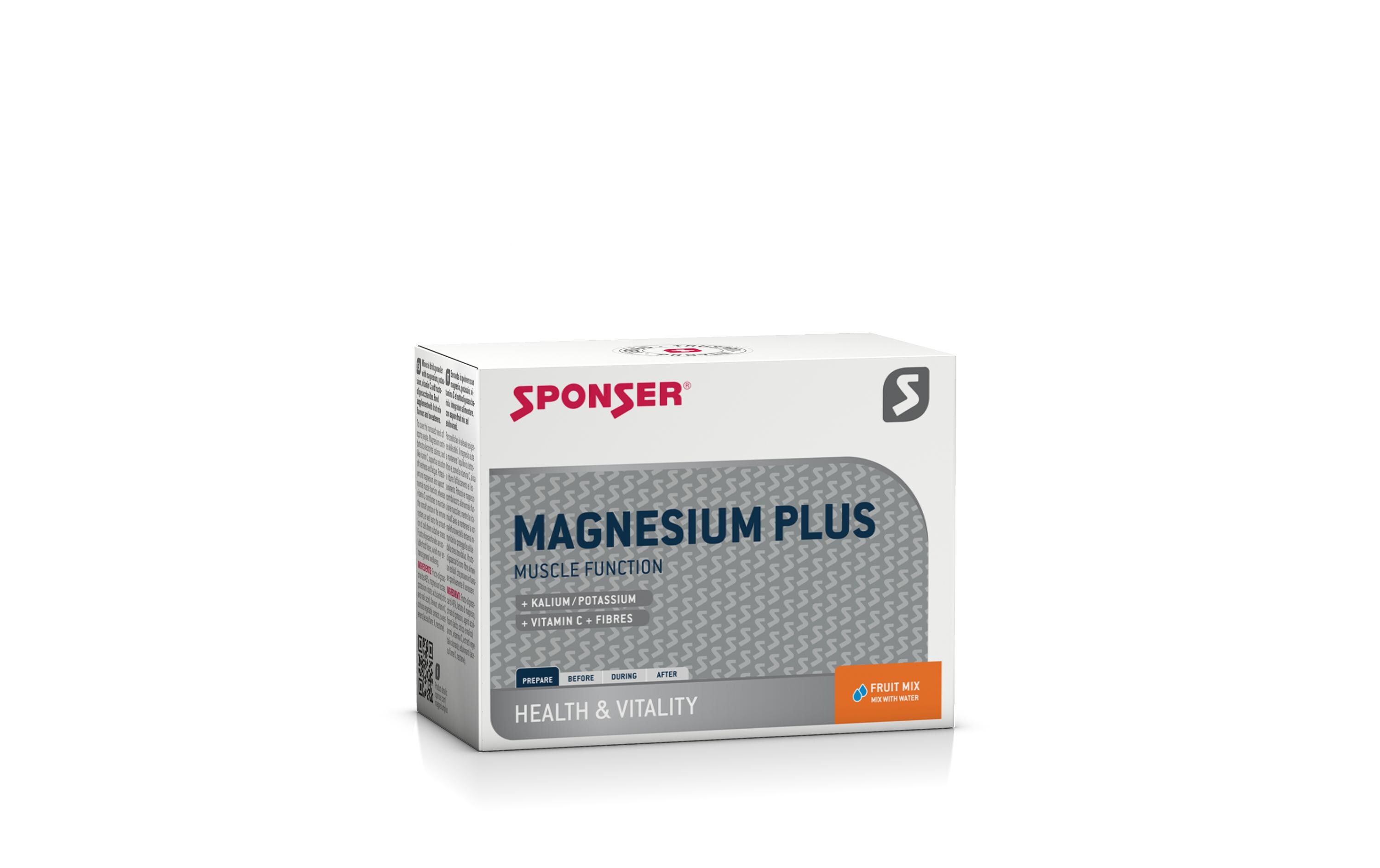 Pulver Magnesium Plus Fruit Mix 6.5 gNahrungsergänzung, Box mit 20 Beuteln à 6.5 g