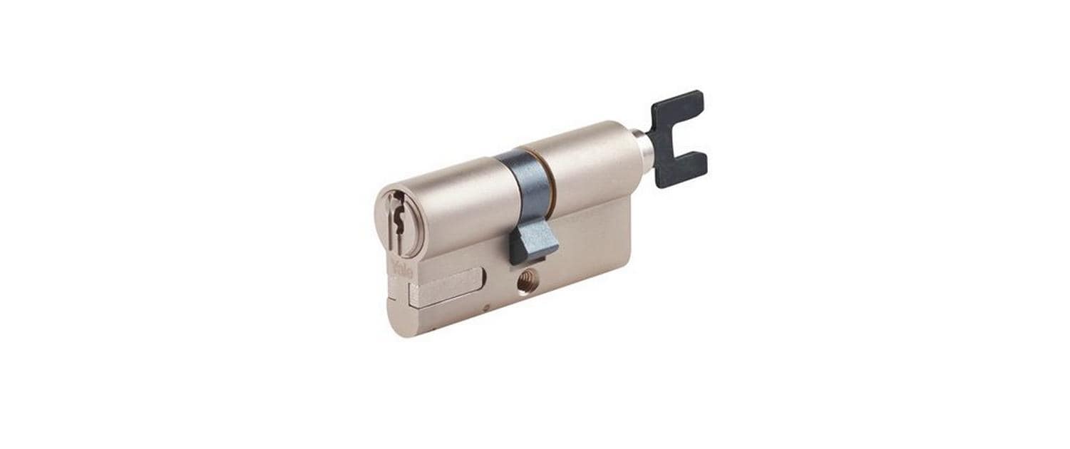 Linus Smart Lock, Silber EU, inkl. Bridge, Keypad, Zylinder<br>Smart Türschloss für 17 mm EURO Schlosszylinder