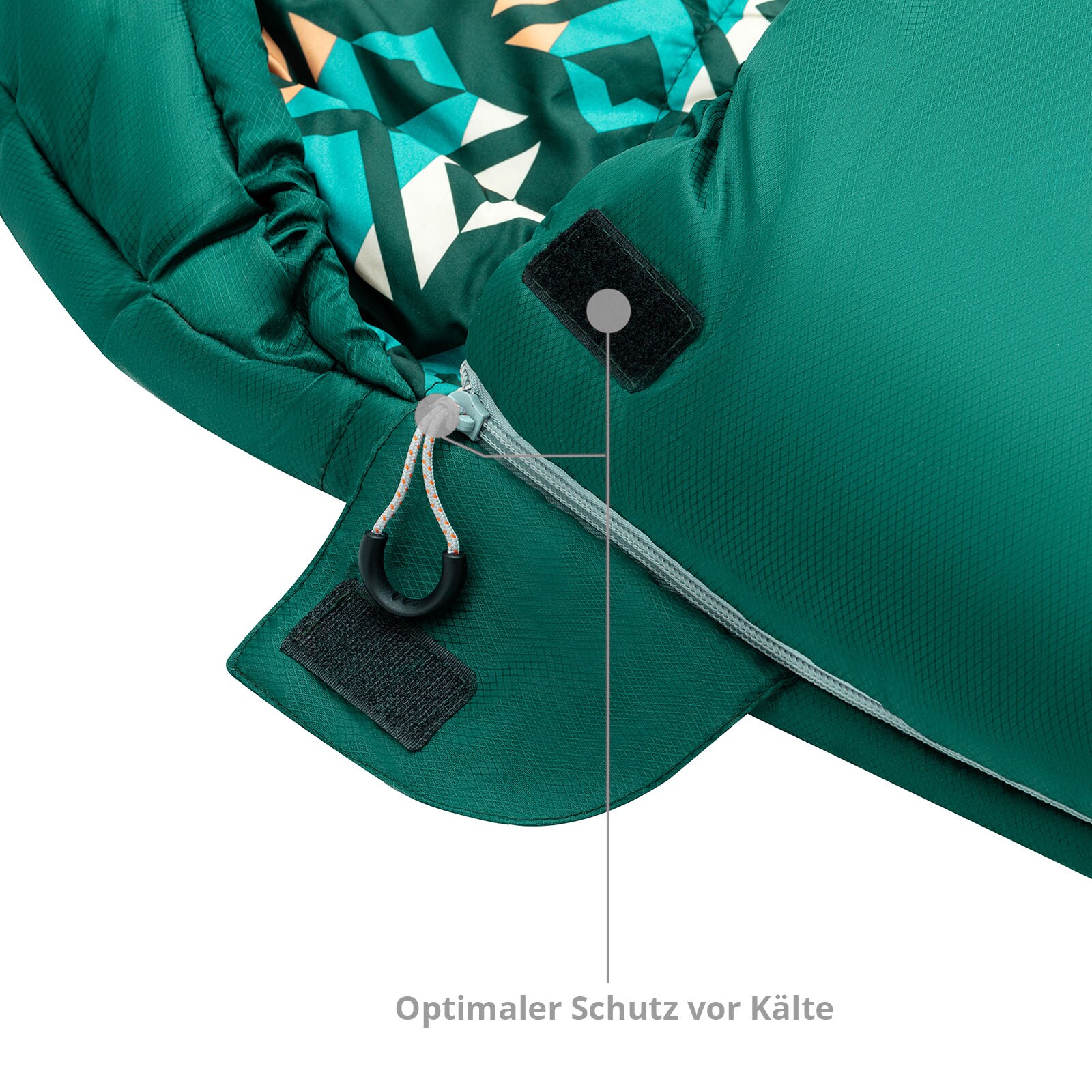 KINGCAMP Mumienschlafsack Superior 300XL 3 Jahreszeiten Schlafsack XL Lang -13°C Variante: L