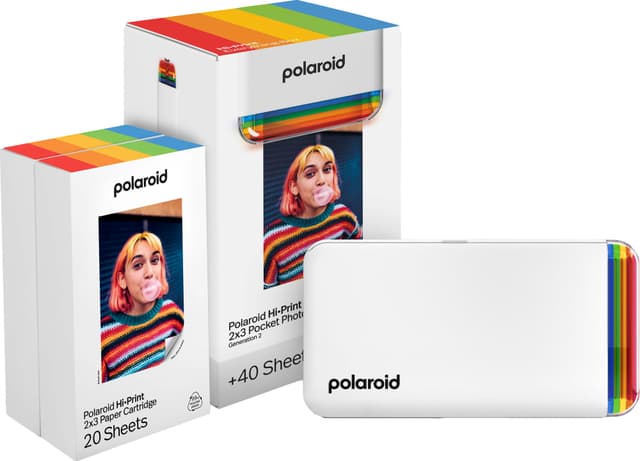 Polaroid Hi-Print Gen 2 lommeprinter pakke (hvid)