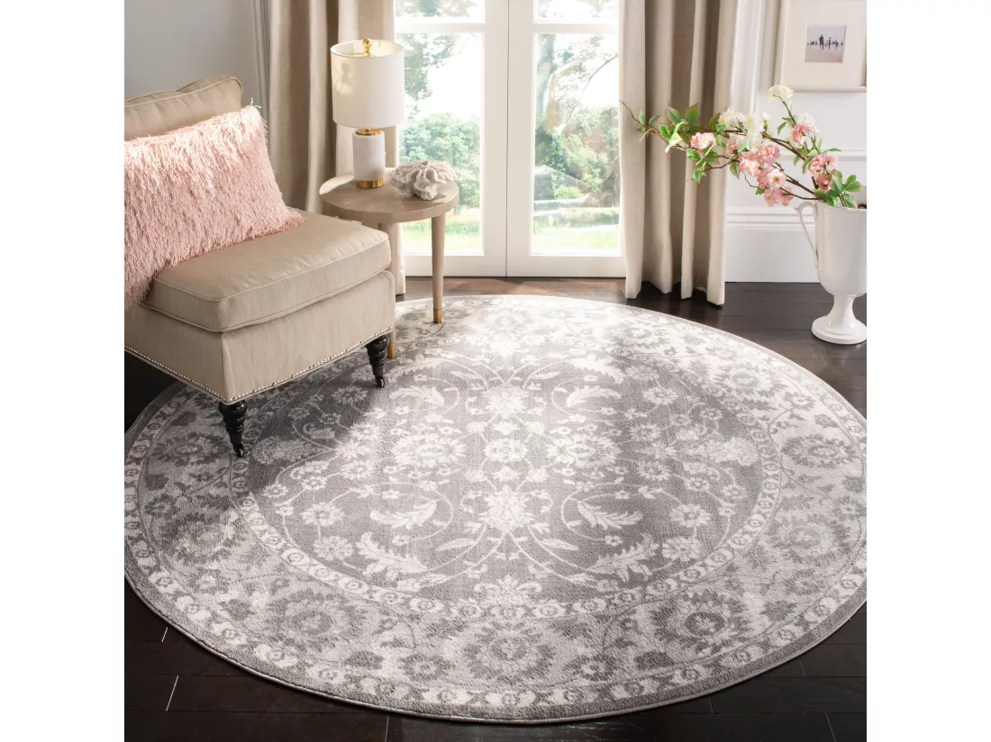 Tapis Cream & Grey 201 X 201 cm - Ciara