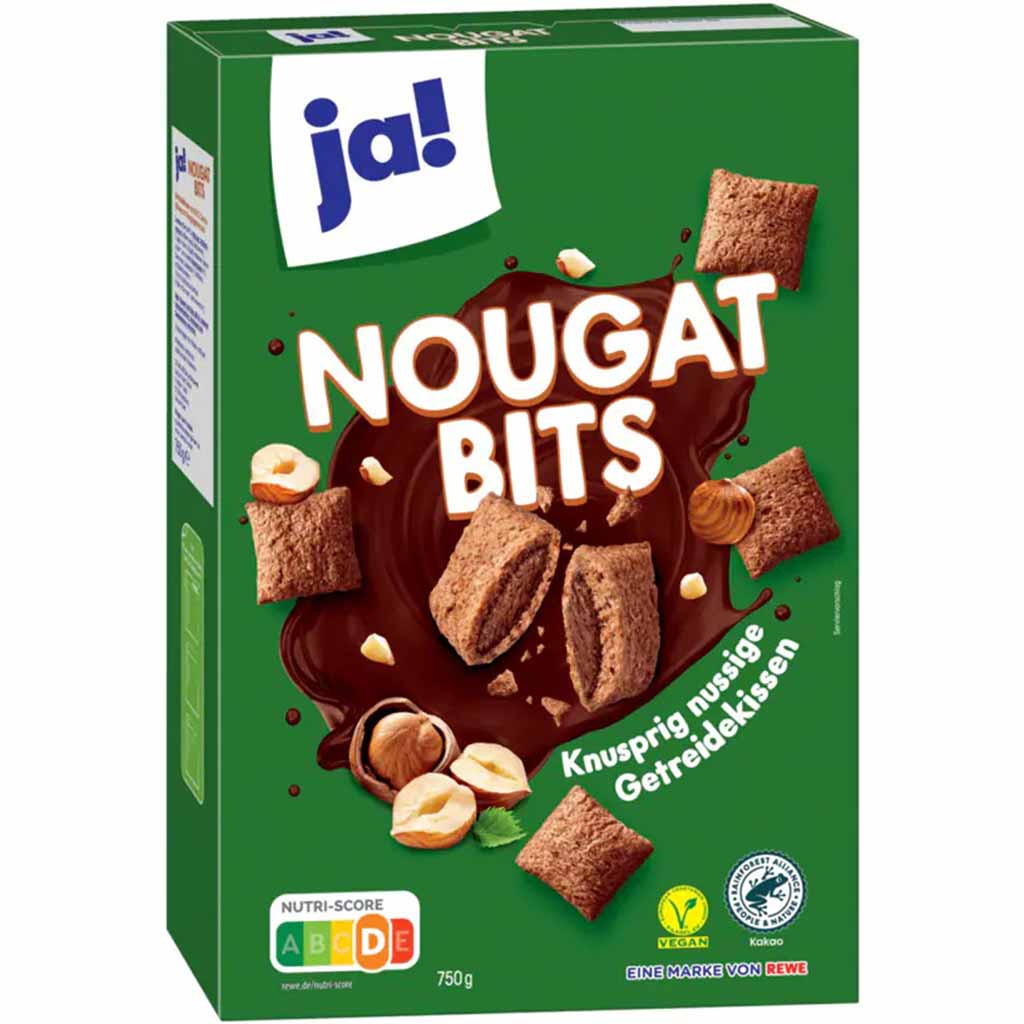 ja! Nougat Bits 750g MHD:31.10.25