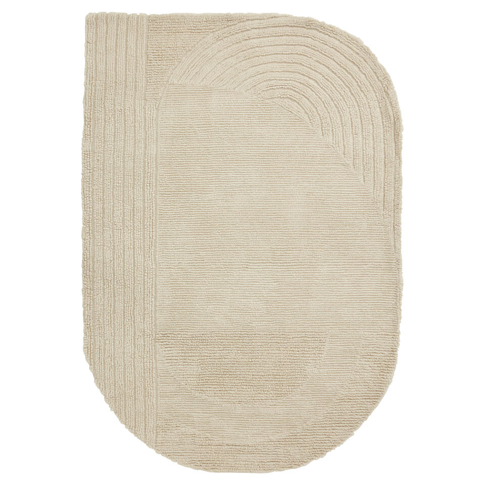Vloerkleed Claude Greige 160x230 cm