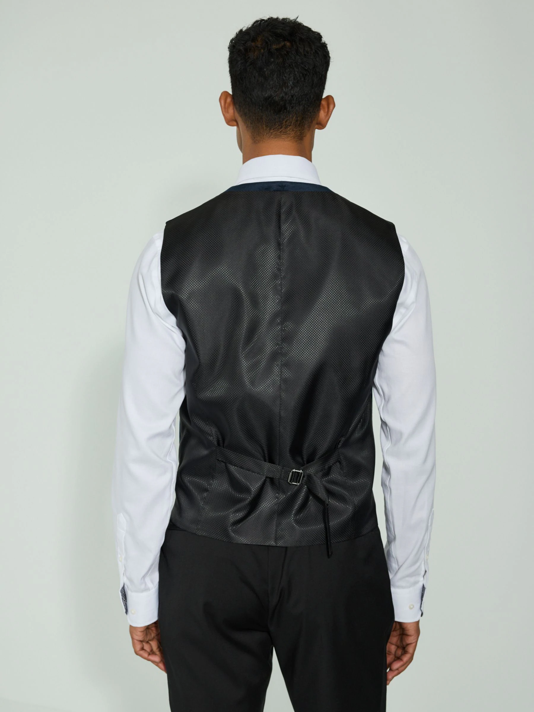 Donkerblauw - Velvet Waistcoat
