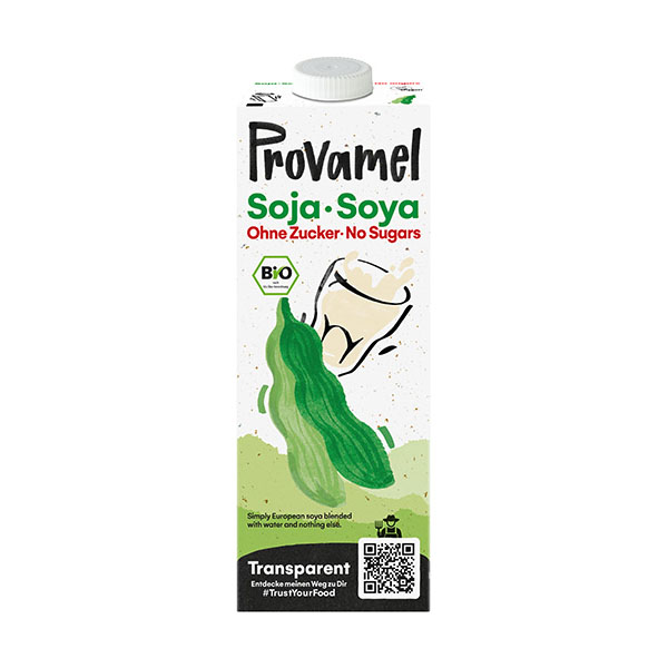 PROVAMEL Soja Drink Natural ohne Zucker 1 lt