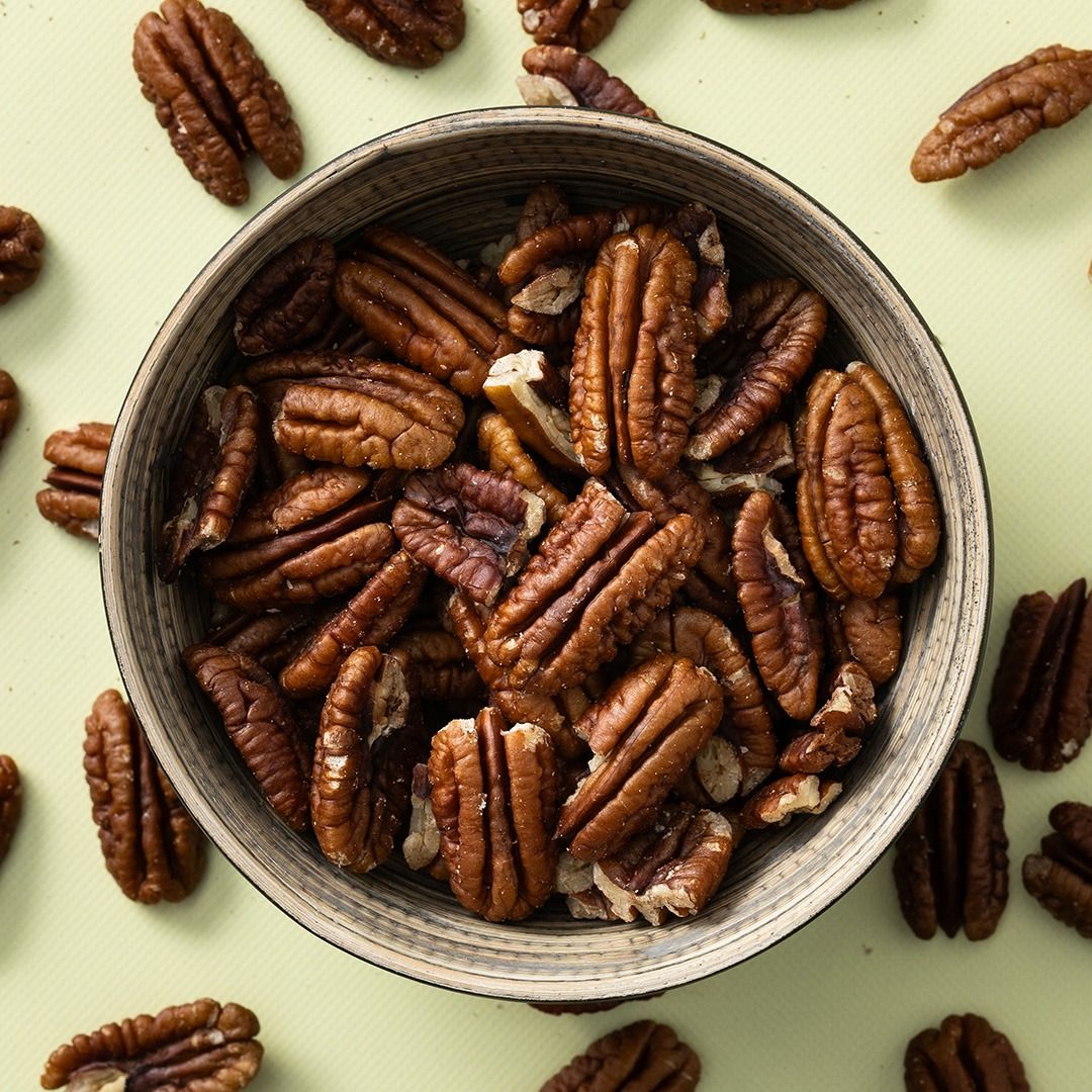 Pecannoten gebrand ongezouten (bio)