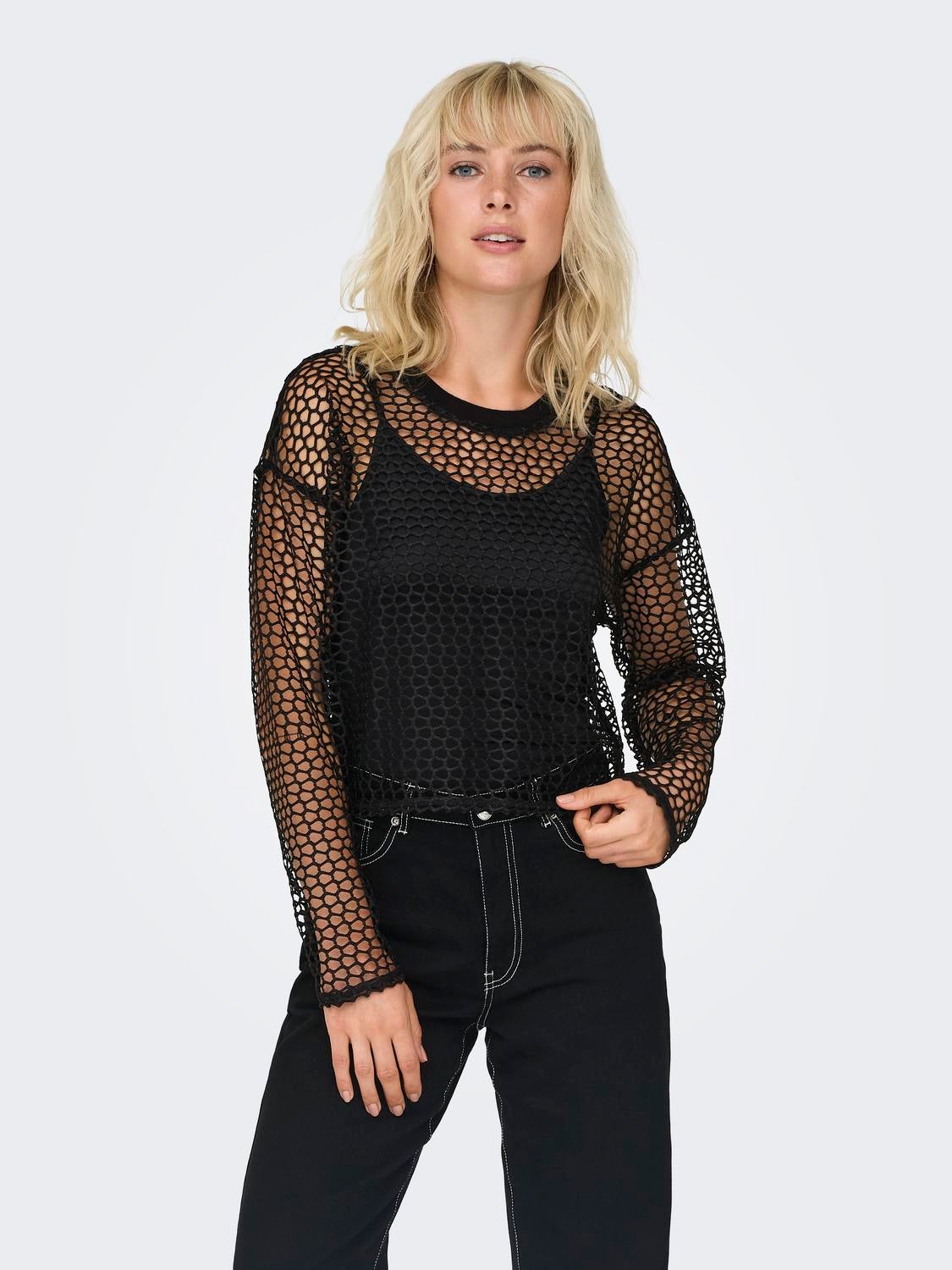 ONLCORA Top Black