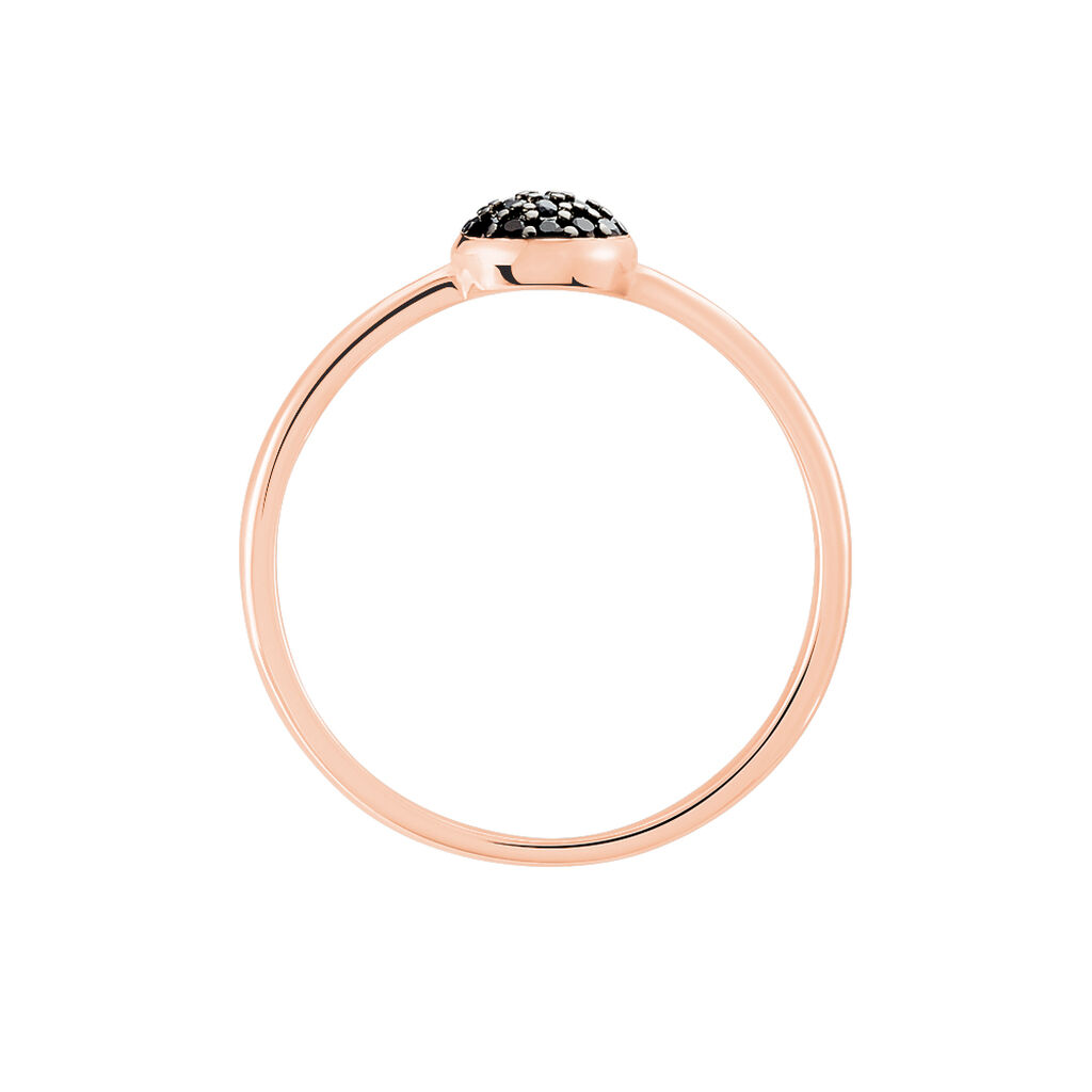 Bague Colline Argent Rose Oxyde De Zirconium