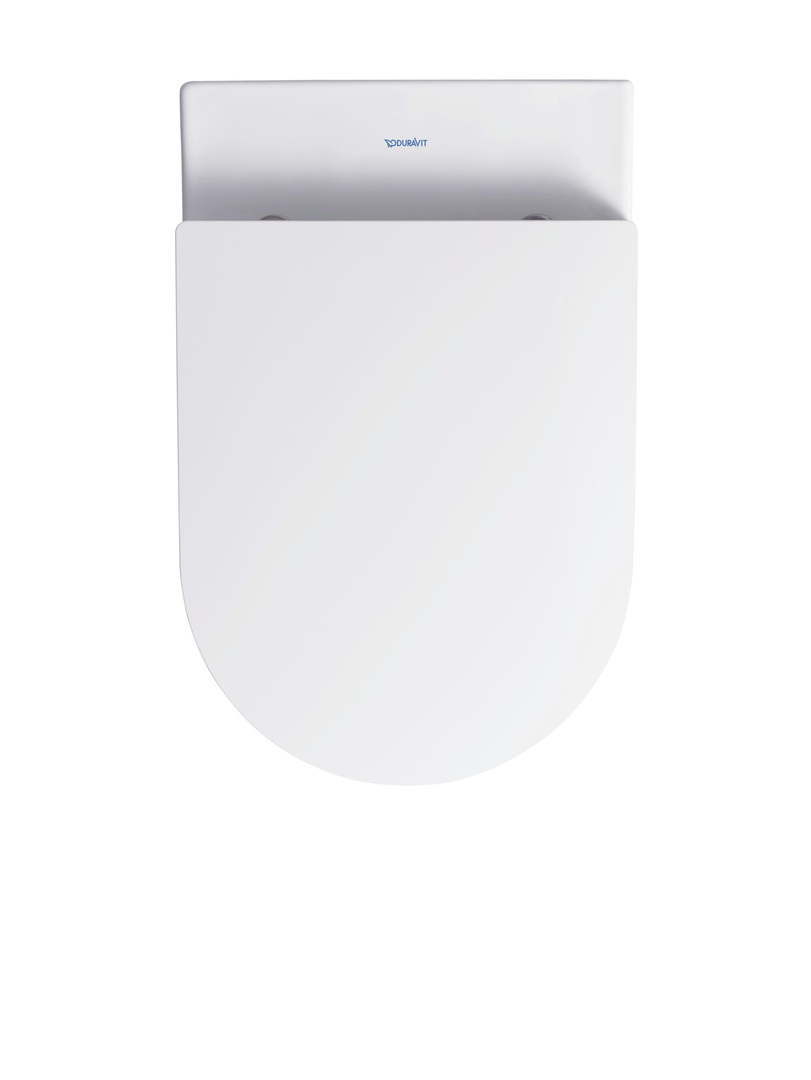 Duravit Starck Me randloos toilet met softclose zitting wit glans