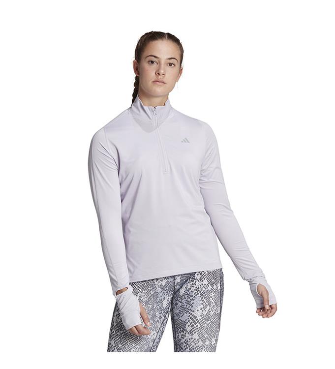 adidas Women Fast Running Half-Zip Top