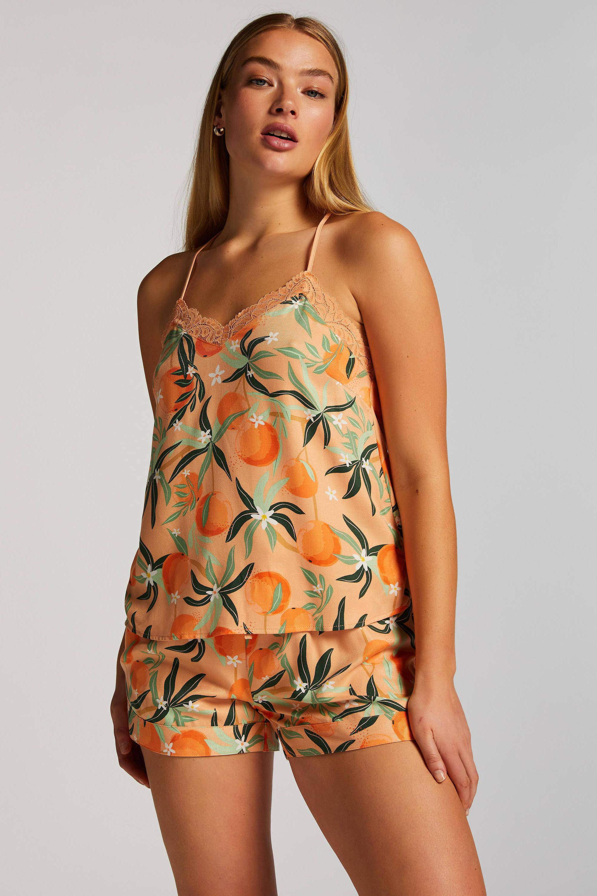 Hunkemöller pyjamatop oranje