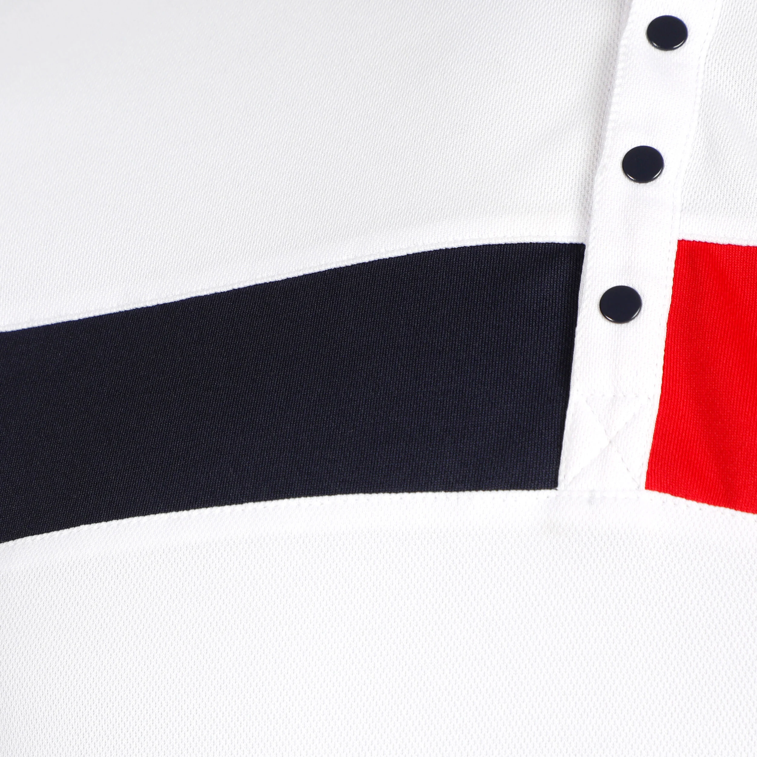 Fila Jayden Polo Hommes - Blanc , Bleu Foncé