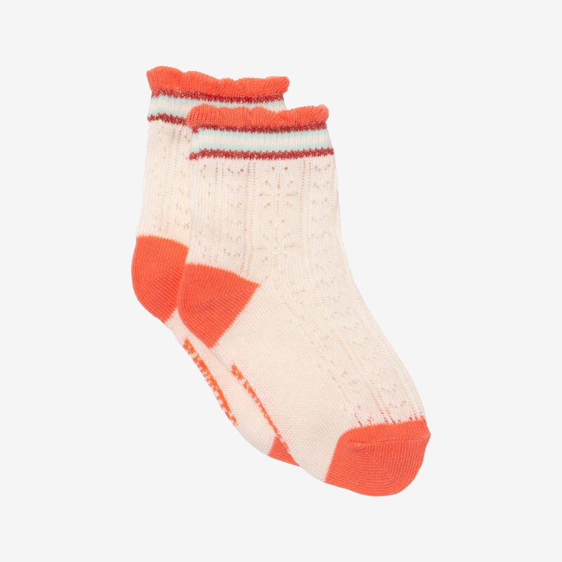 Chaussettes bébé fille ajourées blanches Catimini Blanc